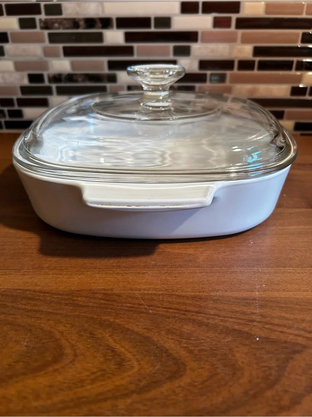 Corningware white glass